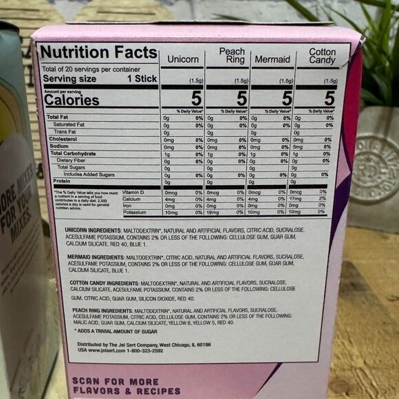 Wyler's Light Tik Tok Drink Mix Packets 1 Box 20ct WaterTok Variety Pack - Picture 3 of 3